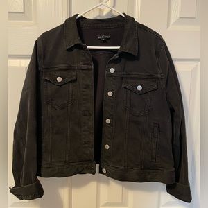 J Crew Mercantile Black Jean Jacket
